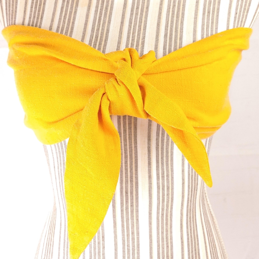TopShop Orange Bandeau Top